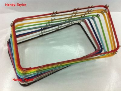iPhone 4 Rahmen / Glasfront-Umrandung (Farbig)