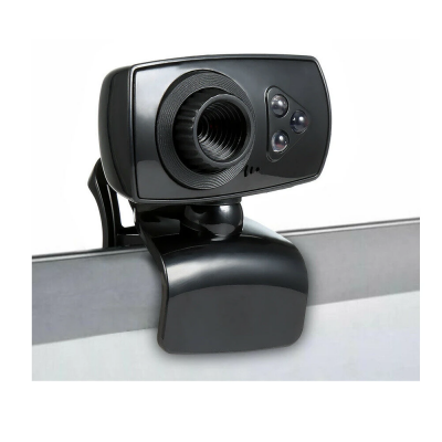 Webcam USB für Laptop PC Notebook Skype mit Mikrofon, LEDs, Halterung