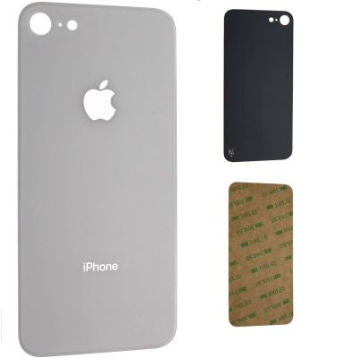 iPhone 8 / SE 2020 Backcover Glas (Farbwahl) mit Kleber