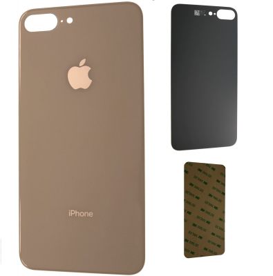 iPhone 8+ Backcover Glas (Farbwahl) mit Kleber