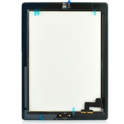 iPad 2 Glasfront Schwarz mit Touch Screen+Kleinteile-Set