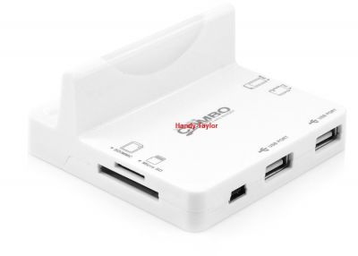 iPhone 6/5 Ladestation mit Kartenleser und 2xUSB