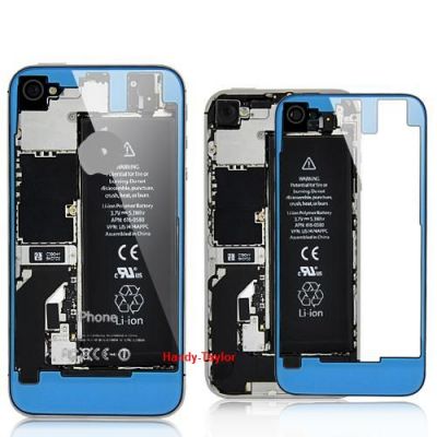 iPhone 4 Back Cover transparent (farbwahl)