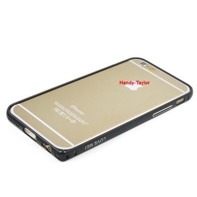 iPhone 6+/6S+ Aluminium Metal Bumper Schwarz