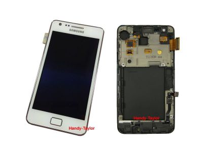 Samsung GT i9100 Galaxy S2 Komplett-Display Weiß