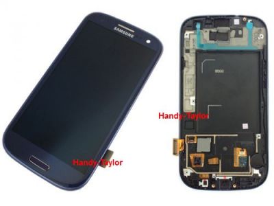 Samsung GT i9300 Galaxy S3 Komplett-Display Blau