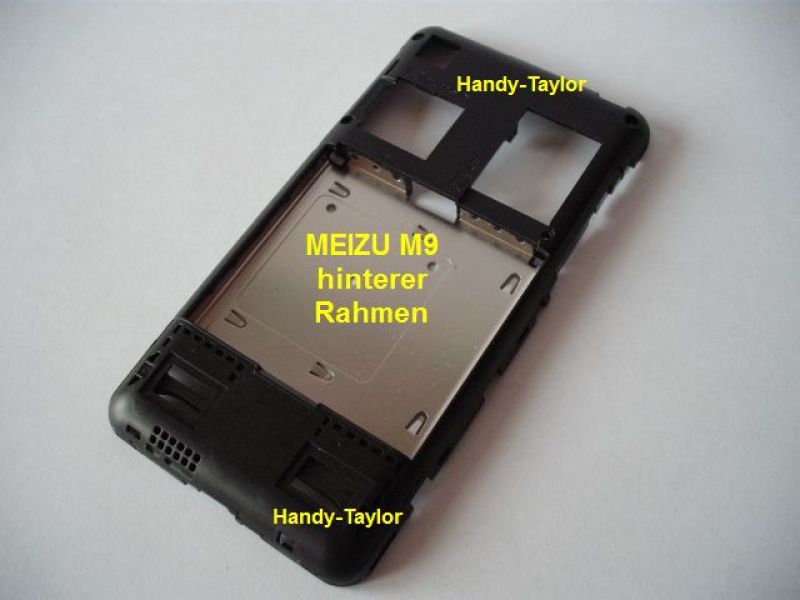 MEIZU M9 hinterer Rahmen Schwarz