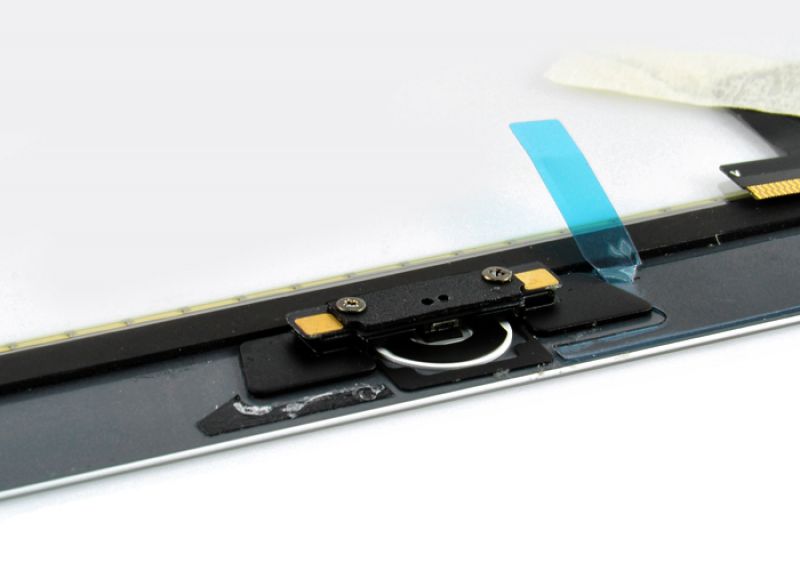 iPad 2 Glasfront Schwarz mit Touch Screen+Kleinteile-Set