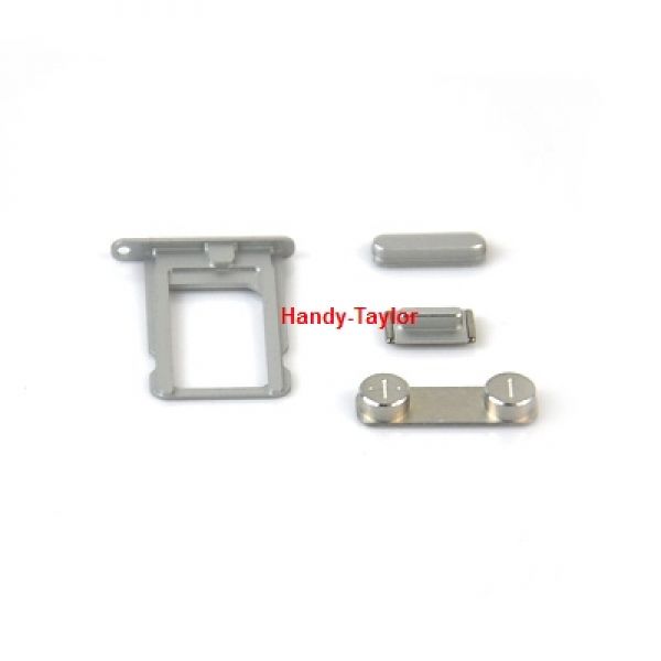 iPhone 5S / SE Button-Set+SIM Tray Silber