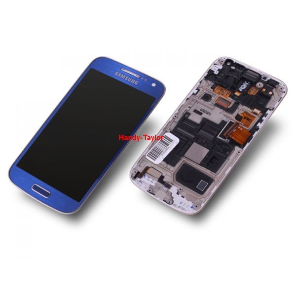Samsung GT i919 Galaxy S4 MINI Komplett-Display Blau
