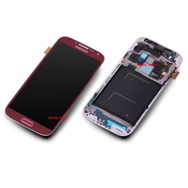 Samsung GT i9505 Galaxy S4 LTE Komplett-Display Rot