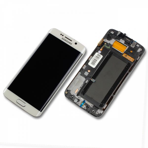 Samsung Galaxy S6 EDGE SM-G925F Komplett-Display Weiß