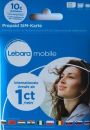 Lebara Prepaid SIM-Karte 7,50EUR / + 2,50EUR (10 EUR)