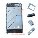 iPhone 4 Mittel-Board-Set Blau (ohne Elektronik)